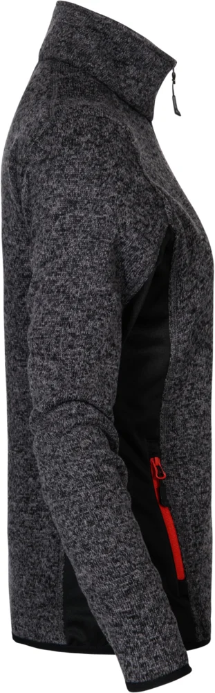 Damen Workwear Strickfleece Jacke