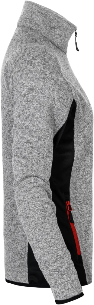Damen Workwear Strickfleece Jacke