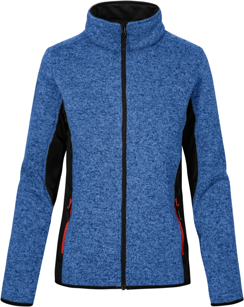 Damen Workwear Strickfleece Jacke