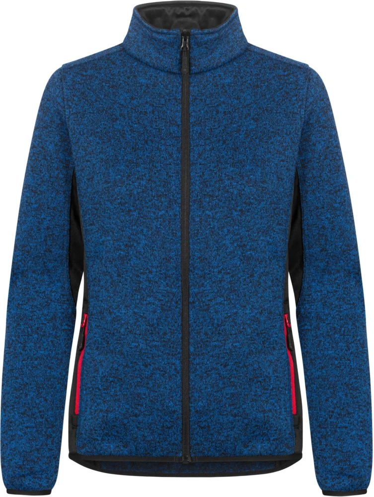 Damen Workwear Strickfleece Jacke