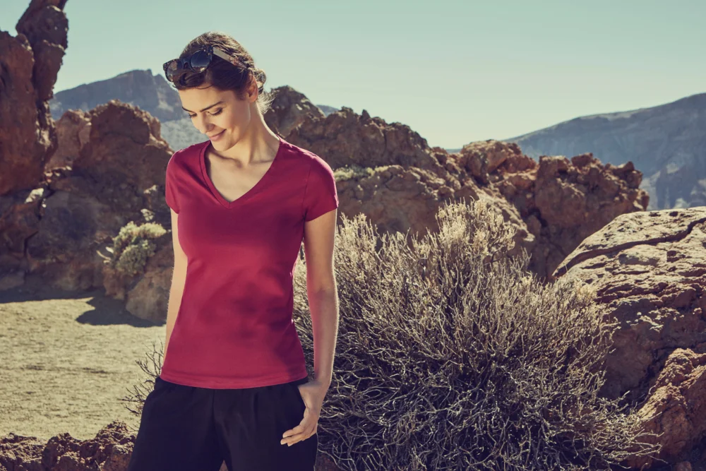 Ladies' X.O V-Neck T-Shirt