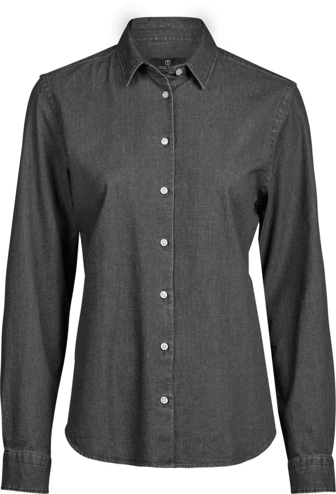 Denim Bluse langarm