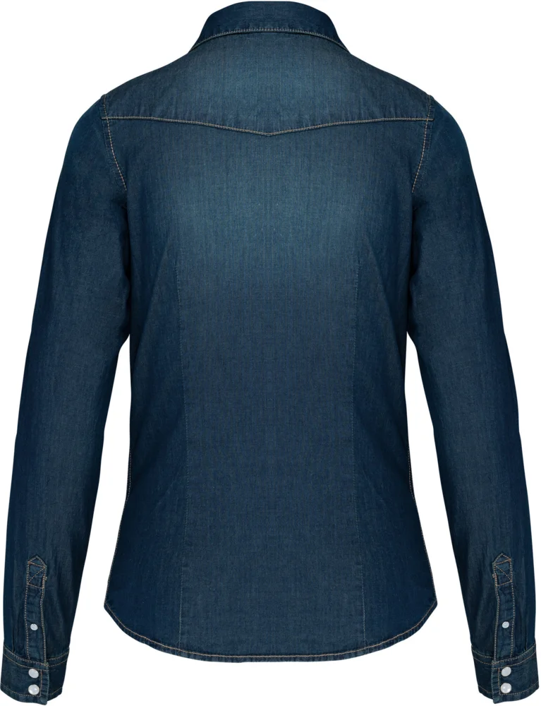 Denim Bluse langarm