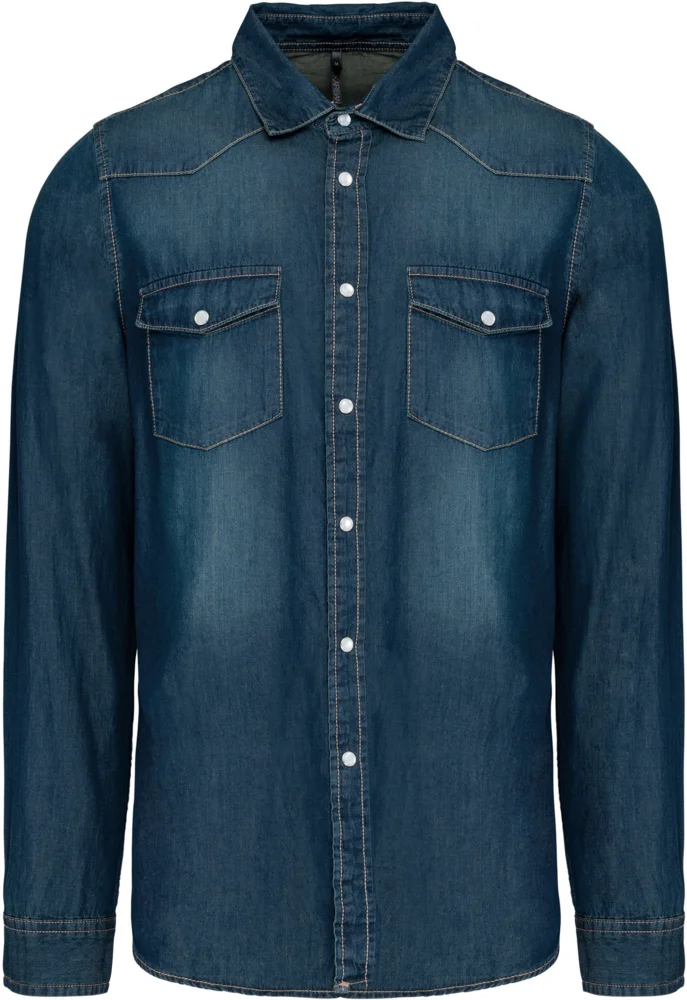 Denim Hemd langarm