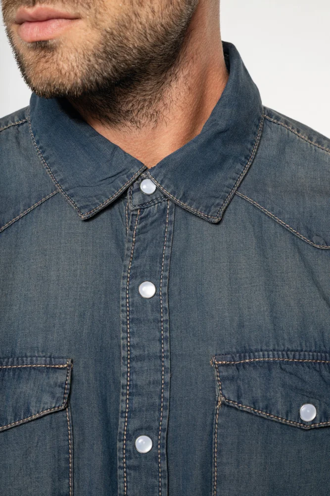 Denim Hemd langarm