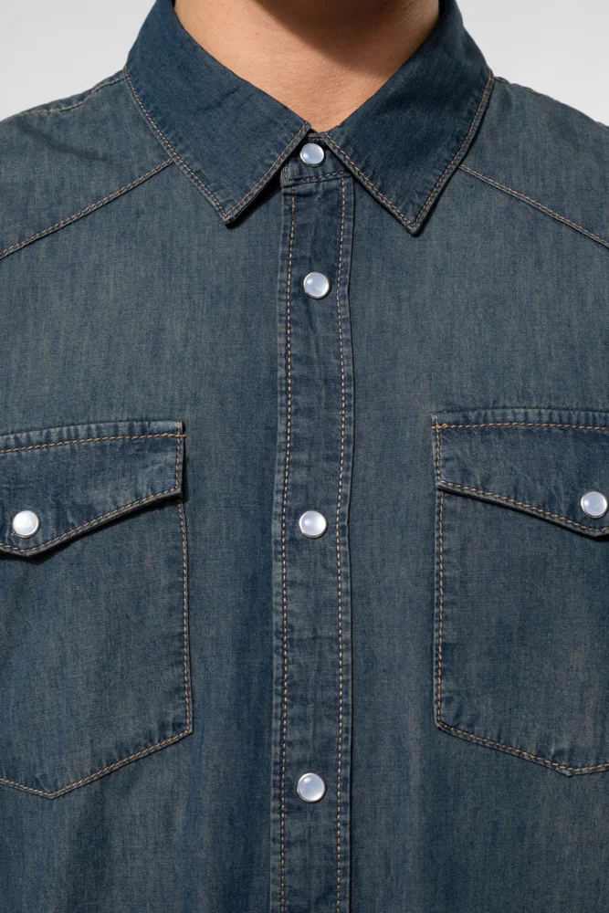 Denim Hemd langarm