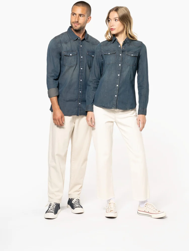 Denim Hemd langarm