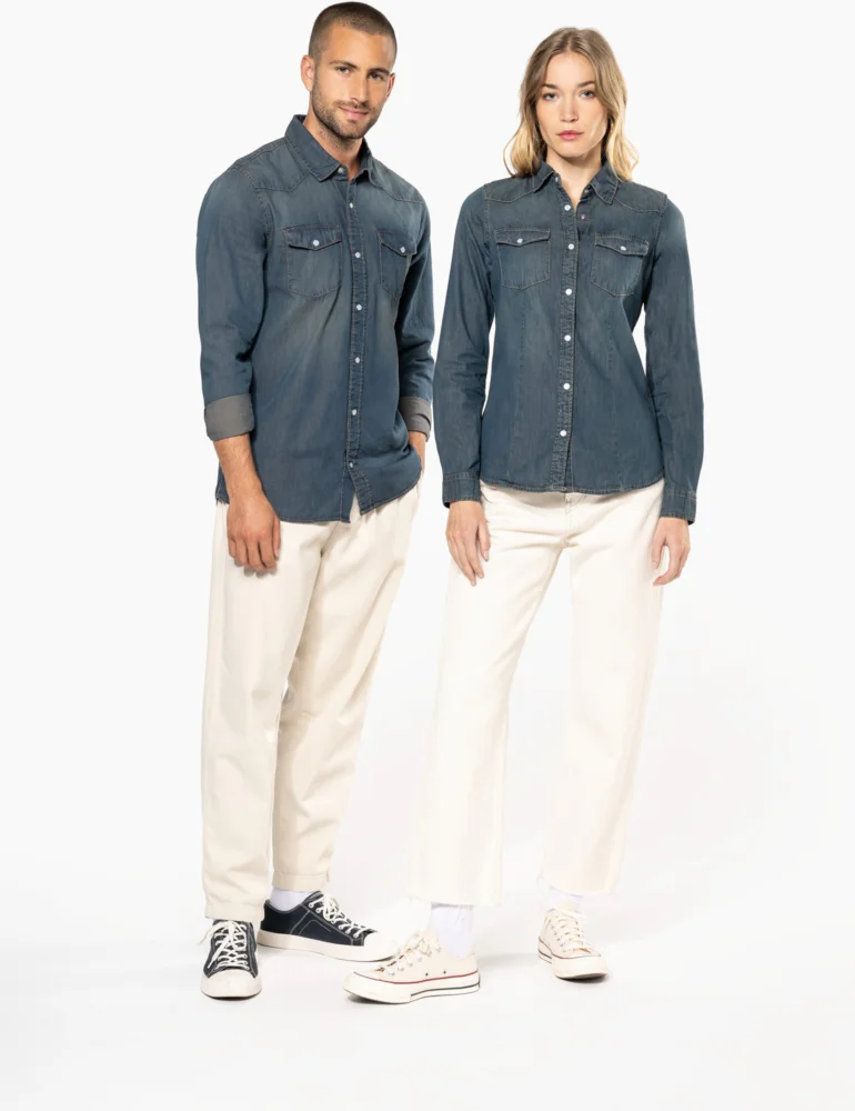 Denim Hemd langarm