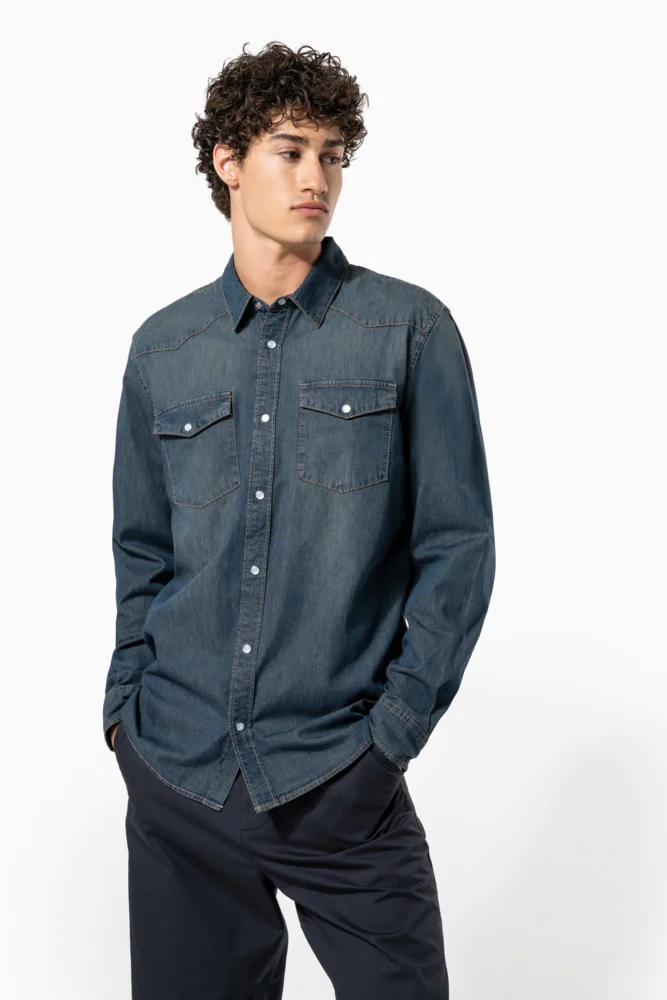 Denim Hemd langarm