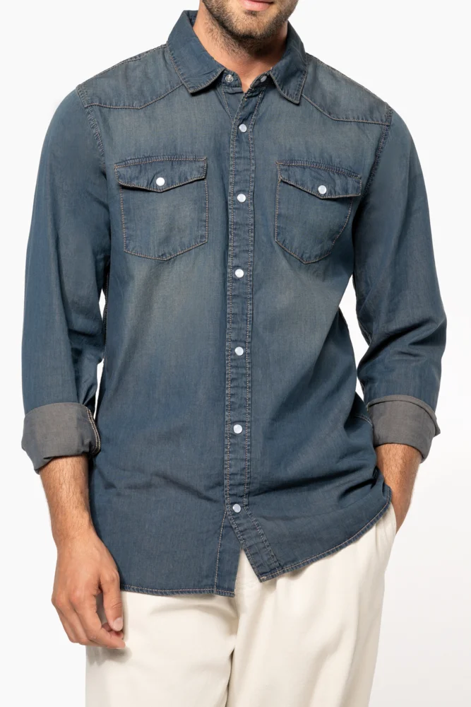 Denim Hemd langarm