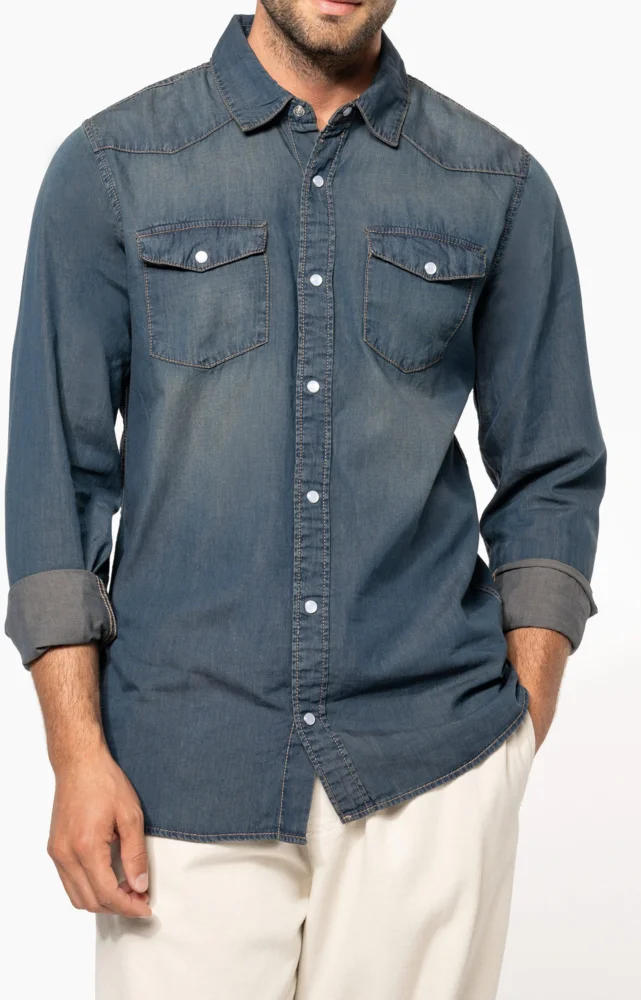 Denim Hemd langarm