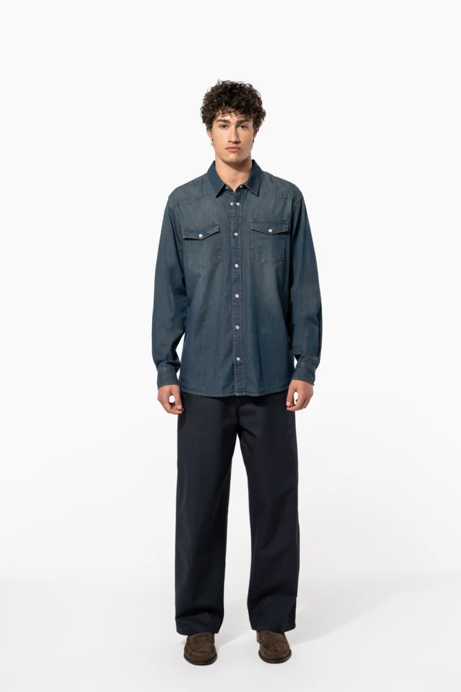 Denim Hemd langarm