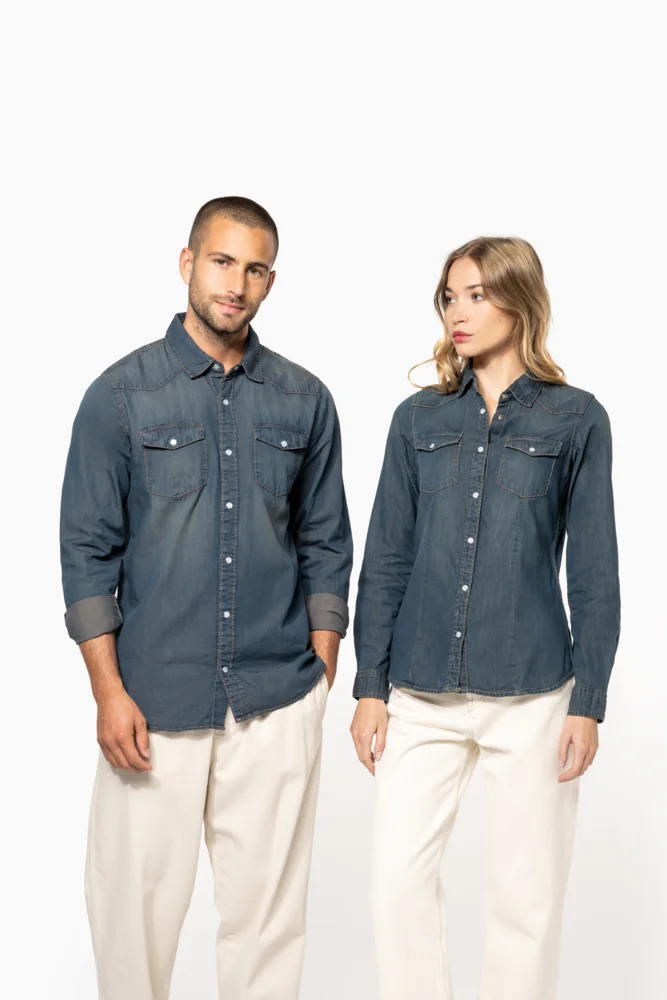 Denim Hemd langarm