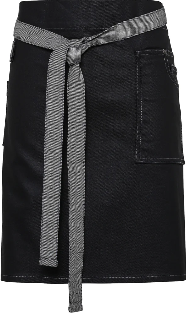 Denim Bib Apron short "Division"