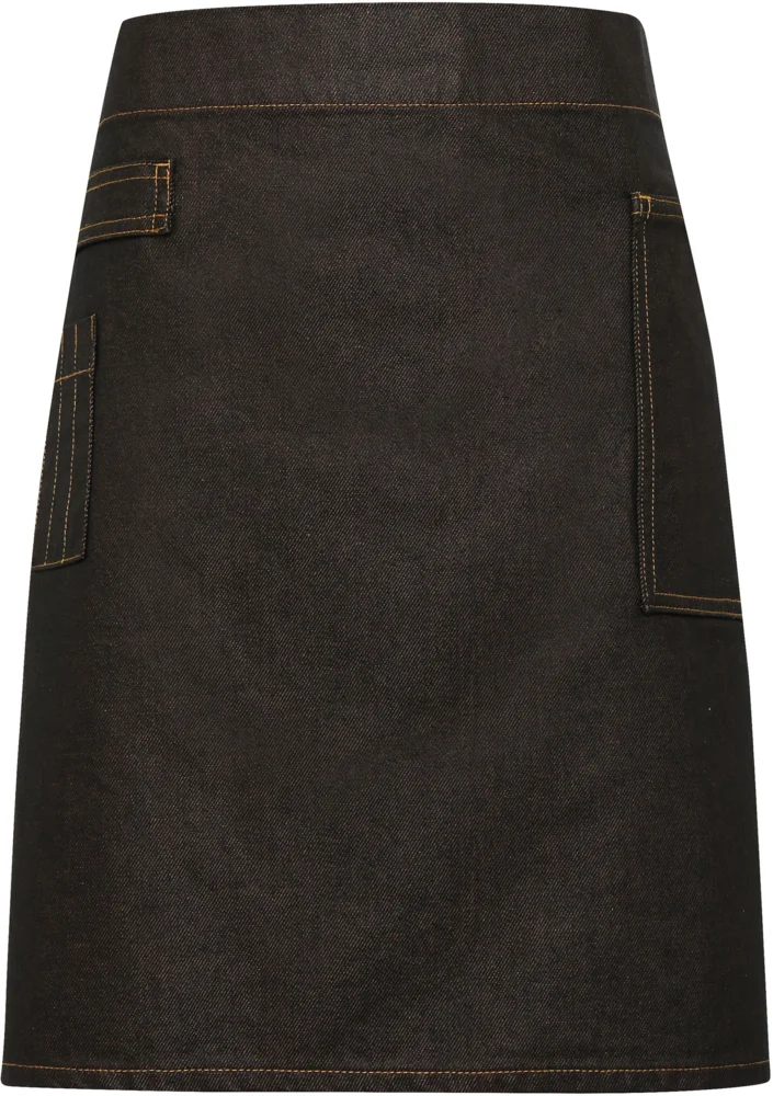 Denim Bib Apron short "Division"