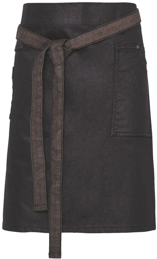 Denim Bib Apron short "Division"