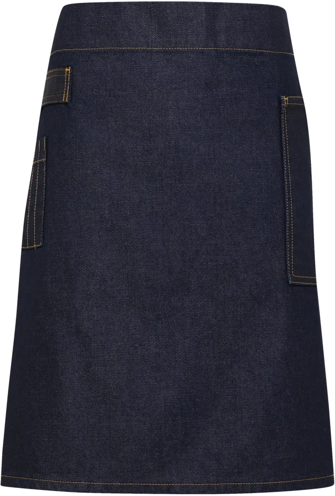 Denim Bib Apron short "Division"
