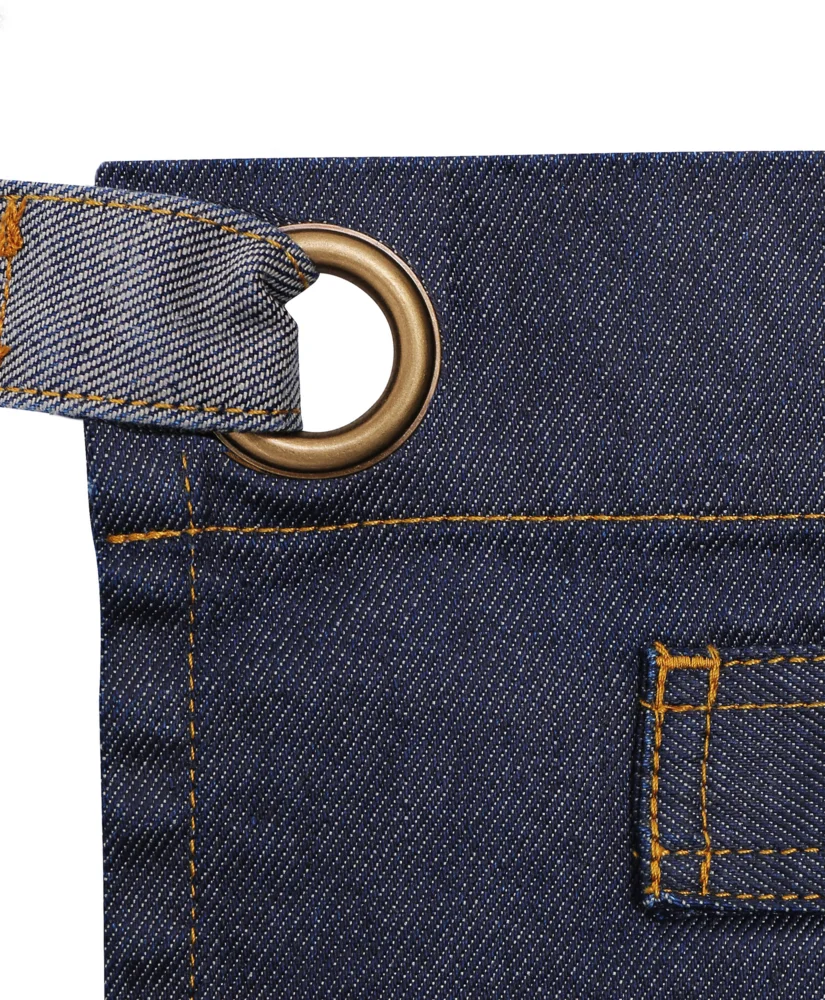 Denim Bib Apron short "Division"