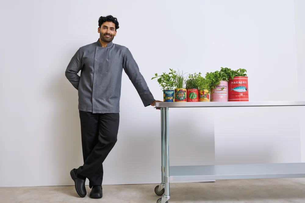 Denim Chef's Jacket