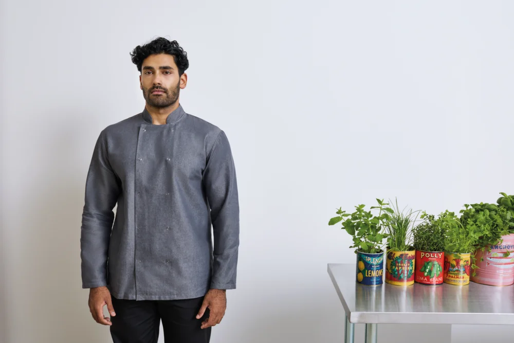 Denim Chef's Jacket