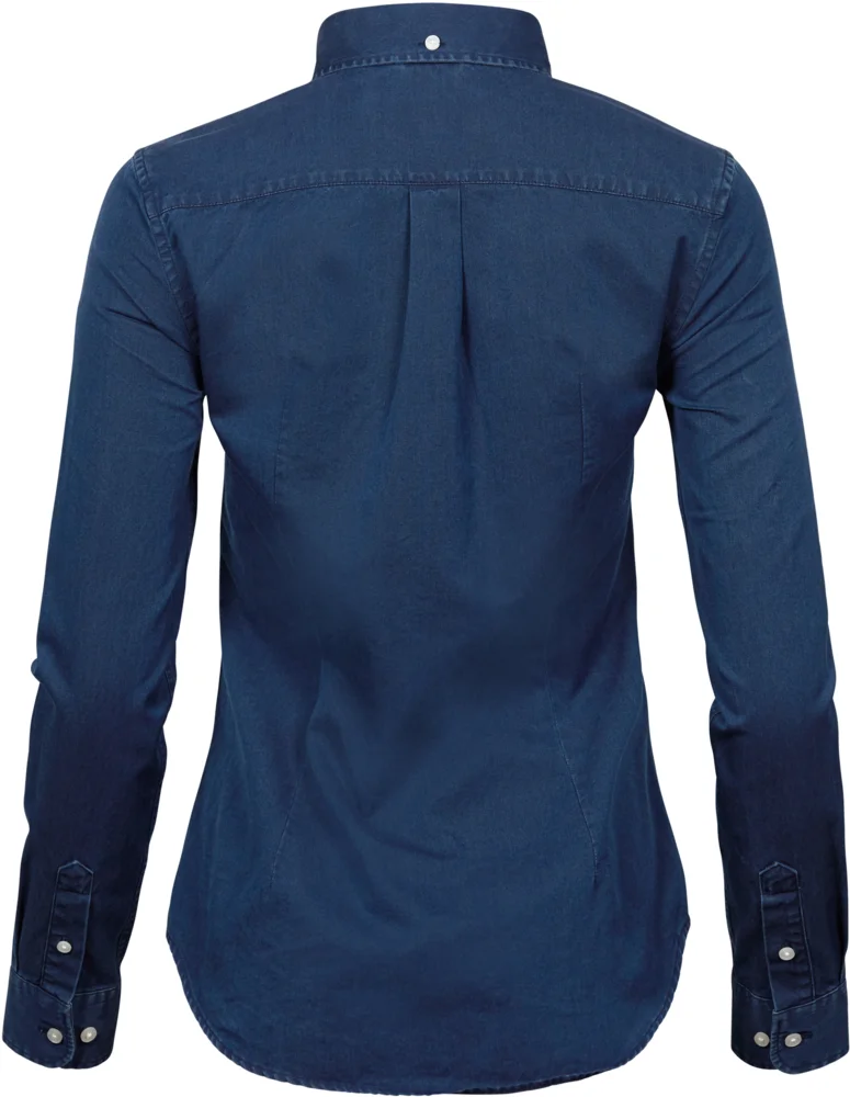 Denim Twill Bluse langarm