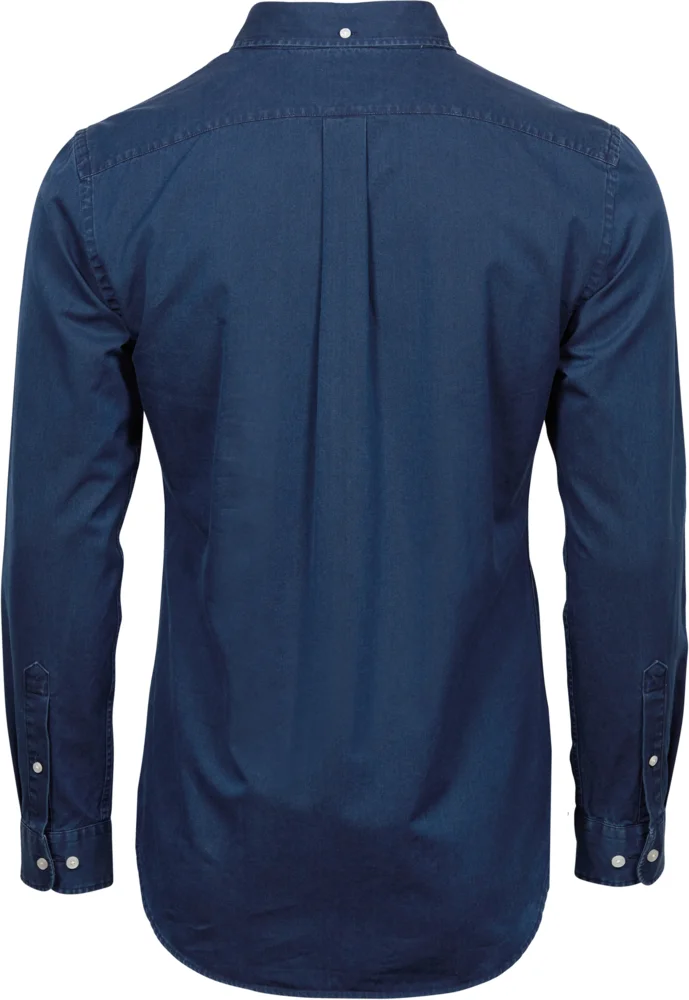 Denim Twill Hemd langarm