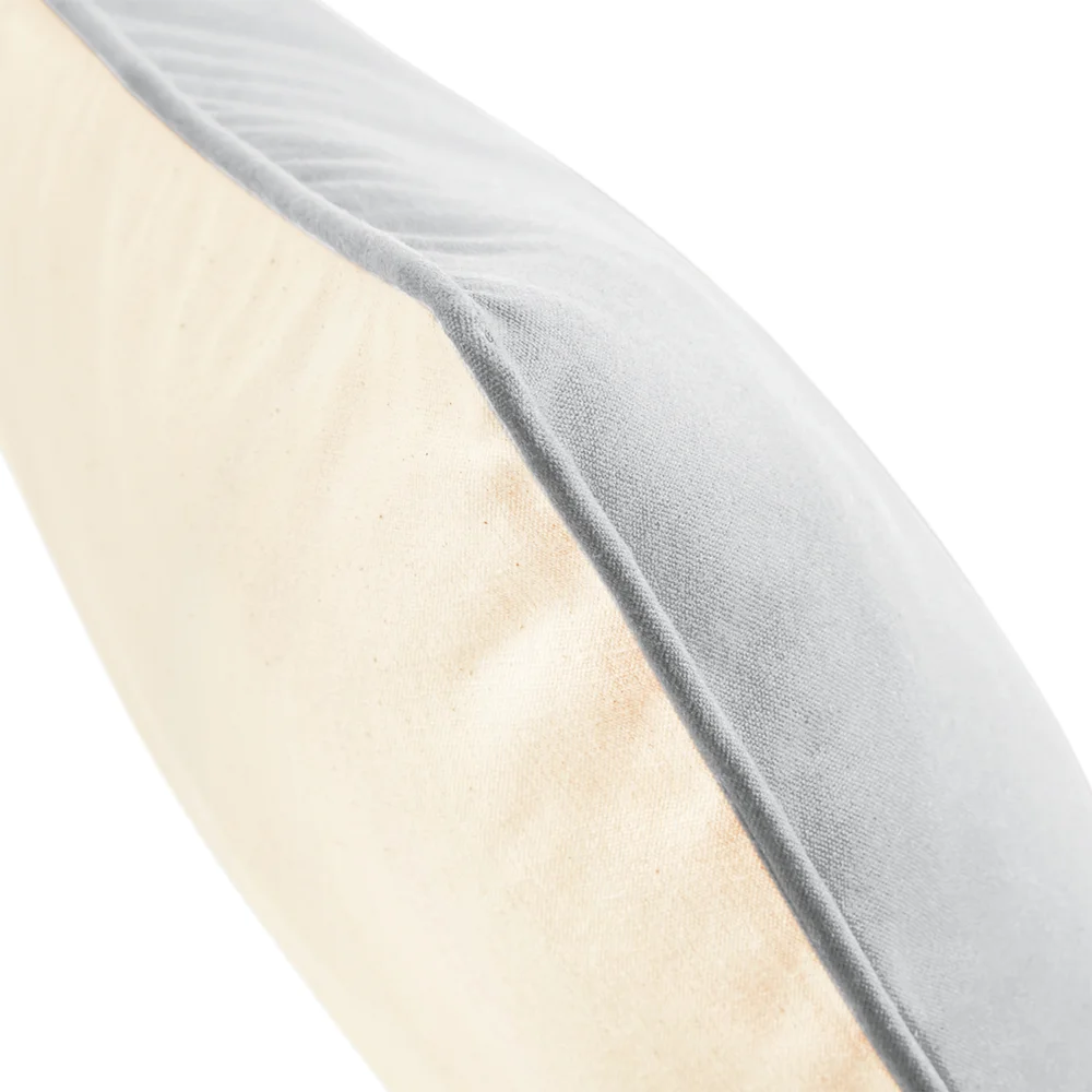 Fairtrade Kissenbezug mit Paspel