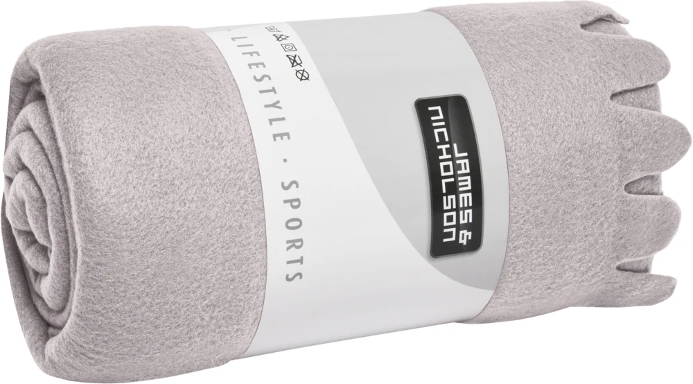 Fleece Decke mit Fransen