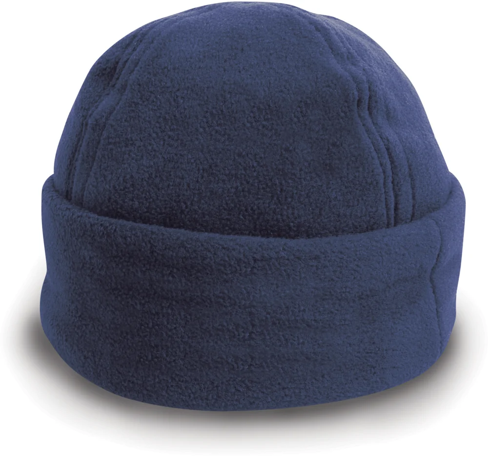 Fleece Mütze mit Umschlag