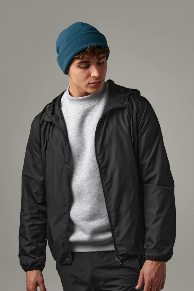 Deep Cuffed Fleece Beanie "Recycled"