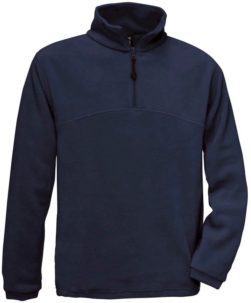 Fleece Pullover mit 1/4 Zip