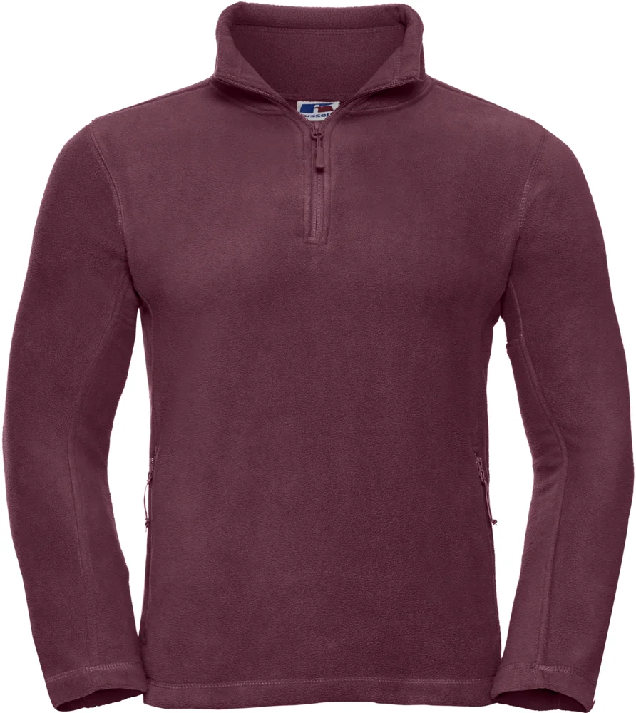 Fleece Pullover mit 1/4 Zip