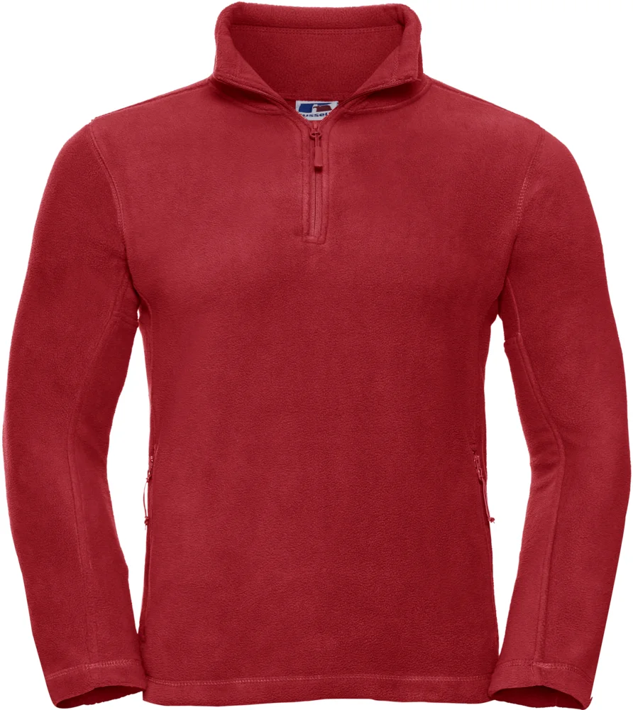 Fleece Pullover mit 1/4 Zip