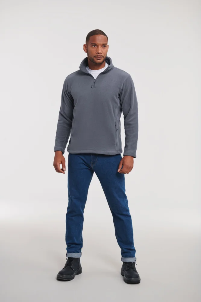Fleece Pullover mit 1/4 Zip