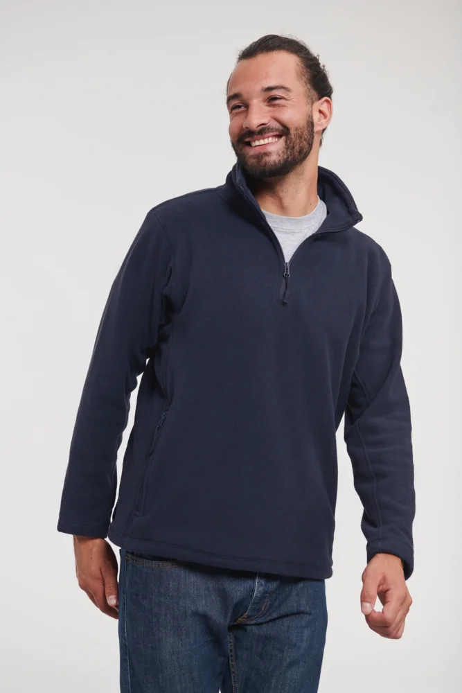 Fleece Pullover mit 1/4 Zip