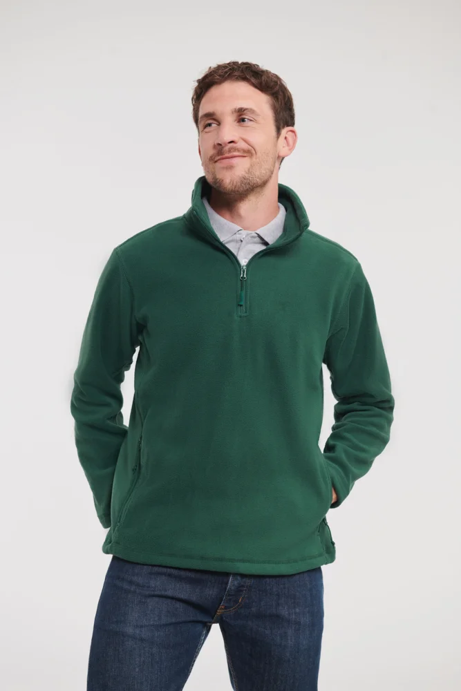 Fleece Pullover mit 1/4 Zip