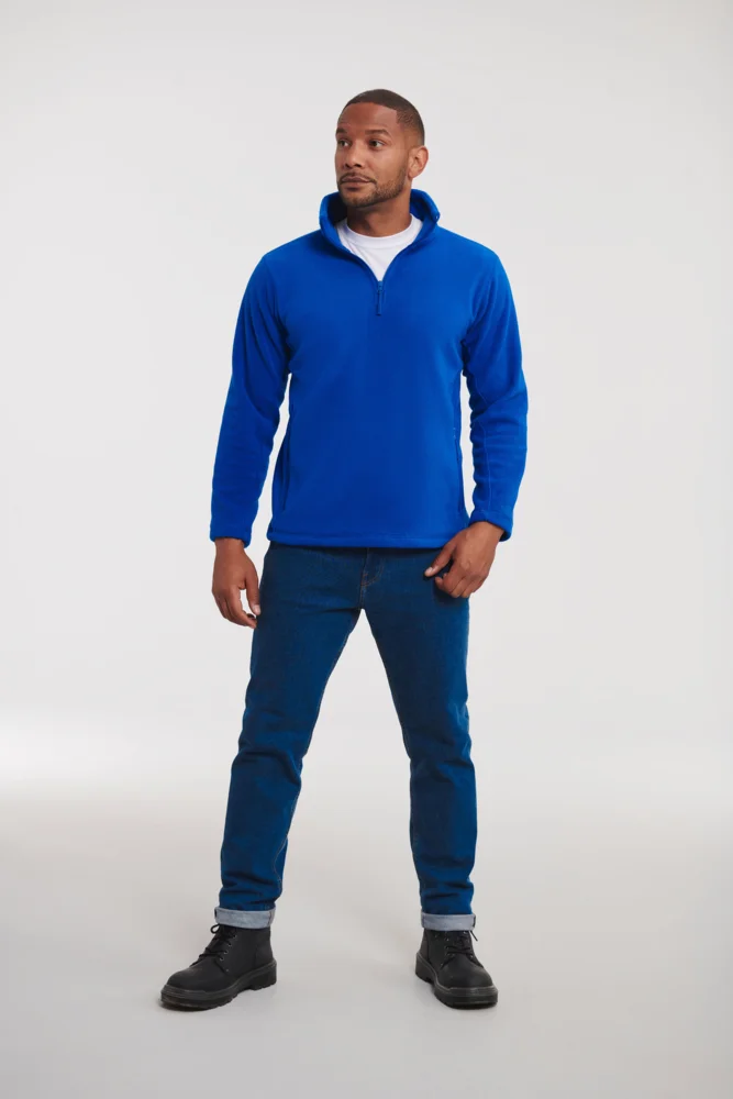 Fleece Pullover mit 1/4 Zip