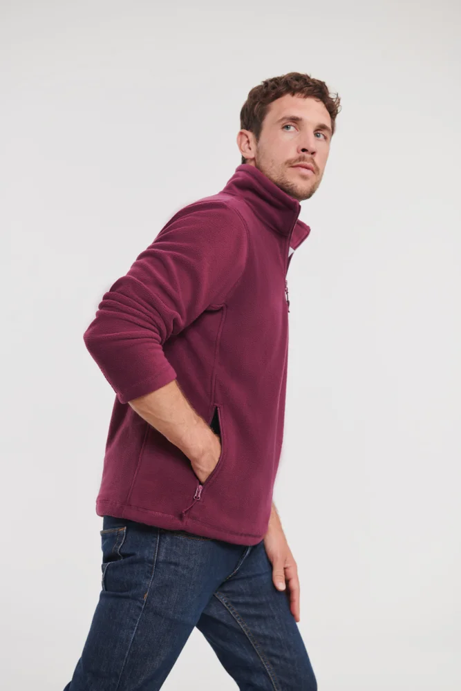 Fleece Pullover mit 1/4 Zip