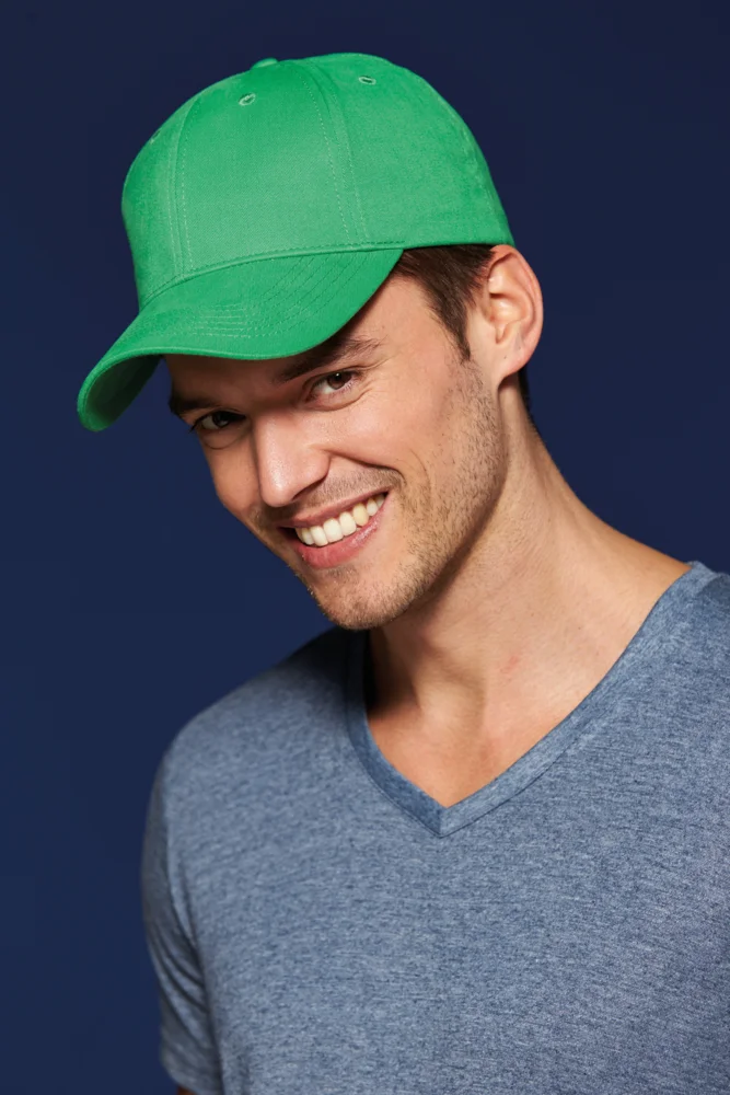 Brushed 6 Panel Cap