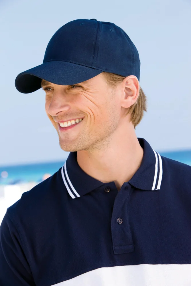 Brushed 6 Panel Cap