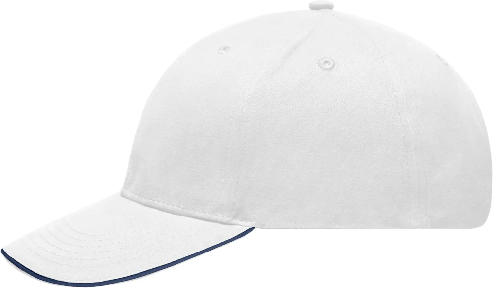 Gebürstete leichte 6 Panel Sandwich Kappe