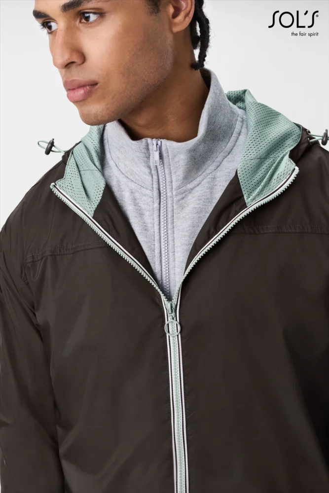 Gefütterter Unisex Windbreaker