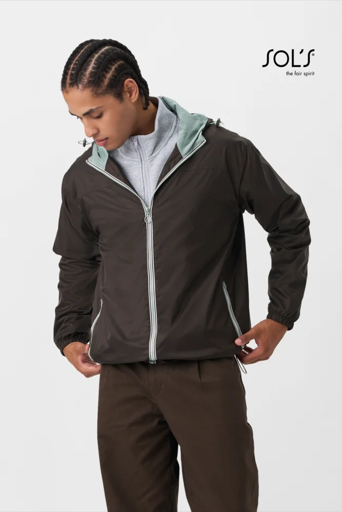 Gefütterter Unisex Windbreaker