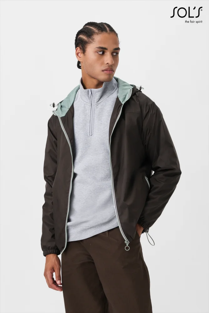 Gefütterter Unisex Windbreaker