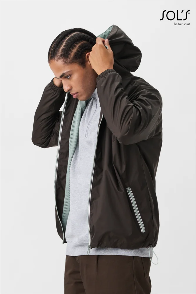 Gefütterter Unisex Windbreaker