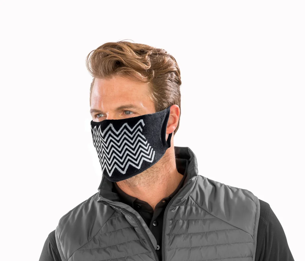 Gesichtsmaske "Zick-Zack" 5er Pack