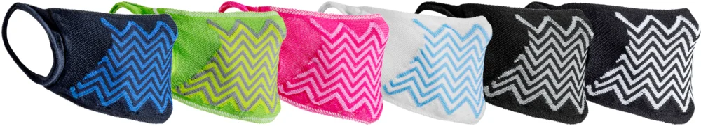 Gesichtsmaske "Zick-Zack" 5er Pack