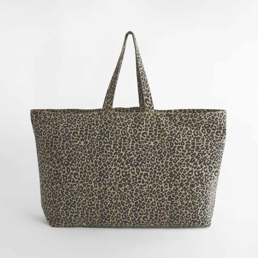 Large Canvas Bag "Leopard"