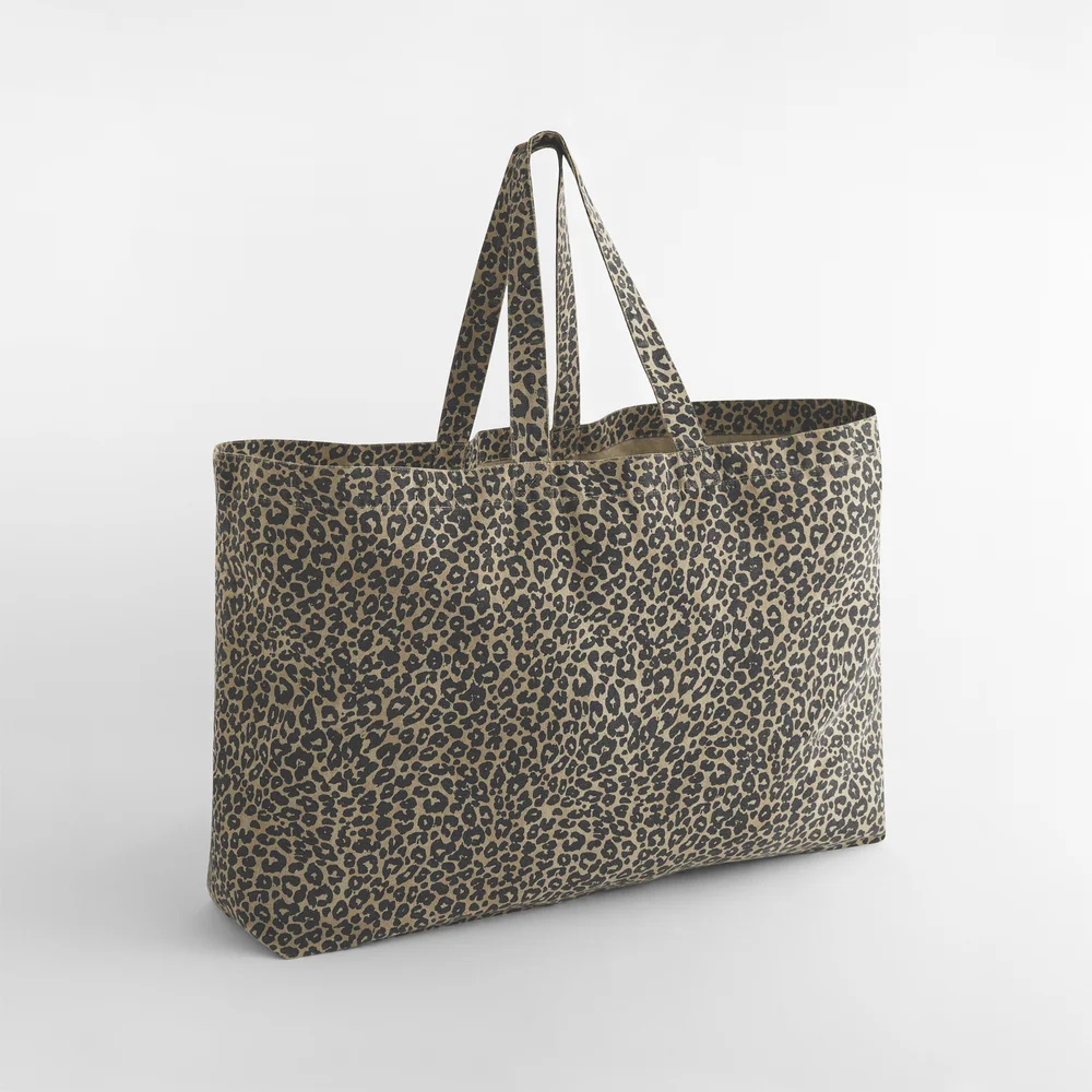Large Canvas Bag "Leopard"