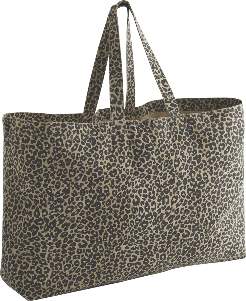 Large Canvas Bag "Leopard"